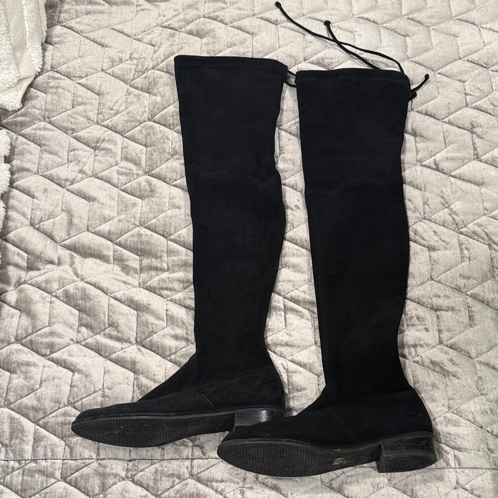 Stuart Weitzman Black Over-the-Knee Women's Boots